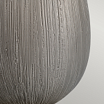 Настольная лампа с белым цилиндрическим абажуром и серебристым овальным основанием Quintiesse варинант исполнения - 4 | Loft Concept в Красноярске