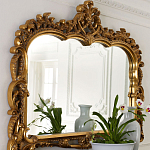 Зеркало настенное в ажурной раме в стиле барокко Ornate Ornaments варинант исполнения - 1 | Loft Concept в Красноярске