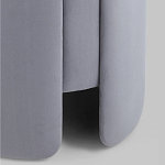 Пуф Alice Poof Grey Серый велюр варинант исполнения - 3 | Loft Concept в Красноярске