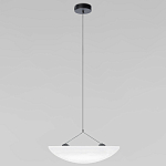 Подвесной светильник с белым тканевым плафоном в форме облака Crystal Cloud Junction варинант исполнения - 4 | Loft Concept в Красноярске