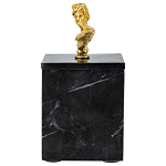 Мраморная шкатулка с бюстом из металла KELLY WEARSTLER варинант исполнения - 3 | Loft Concept в Красноярске