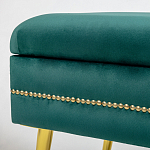 Мягкая банкетка с зоной для хранения Casket Green варинант исполнения - 2 | Loft Concept в Красноярске