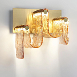 Бра волнистой формы из фактурного стекла Big Wave варинант исполнения - 6 | Loft Concept в Красноярске