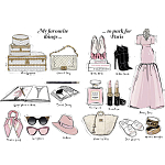 Megan Hess Paris: Through a Fashion Eye варинант исполнения - 3 | Loft Concept в Красноярске