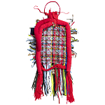 Настенный ковер разноцветный из одежды Heart варинант исполнения - 1 | Loft Concept в Красноярске