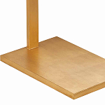 Торшер с прямоугольным абажуром на золотом металлическом каркасе Rectangular Plane  варинант исполнения - 3 | Loft Concept в Красноярске