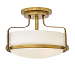 Потолочный светильник с круглым матовым белым плафоном Hinkley варинант исполнения - 5 | Loft Concept в Красноярске