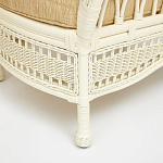 Комплект уличной мебели из ротанга Clara белый варинант исполнения - 6 | Loft Concept в Красноярске