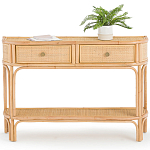 Консоль из плетеного ротанга с ящиками Armelle Rattan Console варинант исполнения - 1 | Loft Concept в Красноярске