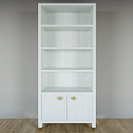 Книжный Стеллаж Elsa Dreams White с задней стенкой варинант исполнения - 5 | Loft Concept в Красноярске
