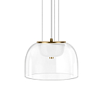 Подвесной светильник с куполообразным прозрачным стеклянным плафоном Grada Light варинант исполнения - 1 | Loft Concept в Красноярске