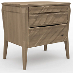 Тумба прикроватная из массива дуба с 2-мя ящиками Tasteful Furniture варинант исполнения - 1 | Loft Concept в Красноярске