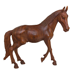 Статуэтка из дерева суар дикая лошадь Wild Horses варинант исполнения - 4 | Loft Concept в Красноярске