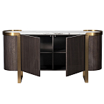 Комод  округлой формы с дверцами Chest of Precious Breed варинант исполнения - 1 | Loft Concept в Красноярске