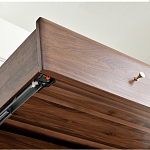 Стол рабочий округлой формы с 3-мя ящиками  Working Moonnut Table варинант исполнения - 4 | Loft Concept в Красноярске