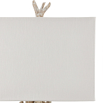 Настольная лампа с каркасом в виде веток деревьев с абажуром из ткани Natural Driftwood варинант исполнения - 3 | Loft Concept в Красноярске