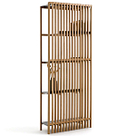 Стеллаж из дерева и метала Furniture Gutter and Lattice Rack варинант исполнения - 3 | Loft Concept в Красноярске