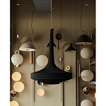 Подвесной вязаный черный светильник «Лампа Марракеша» варинант исполнения - 3 | Loft Concept в Красноярске