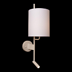 Бра с цилиндрическим тканевым абажуром и регулируемым спотом Pure Cylinder варинант исполнения - 1 | Loft Concept в Красноярске