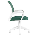 Офисное кресло с основанием из белого пластика Desk chairs Green варинант исполнения - 3 | Loft Concept в Красноярске