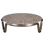 Стол журнальный круглый с узором Table Hypontic Pattern варинант исполнения - 1 | Loft Concept в Красноярске