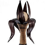 Настольная лампа черная INDONESIAN LAMPS 1 варинант исполнения - 2 | Loft Concept в Красноярске