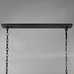 Люстра с черным каркасом и абажуром из прямоугольных мраморных панелей Calling to Shine варинант исполнения - 1 | Loft Concept в Красноярске