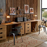 Настольная лампа с плафоном из перфорированного металла Elledge Table Lamp варинант исполнения - 4 | Loft Concept в Красноярске