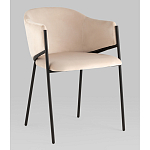 Стул Brace велюр молочный варинант исполнения - 1 | Loft Concept в Красноярске