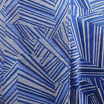 Мебельная ткань Жаккард синий принт 140 см T2-132 варинант исполнения - 2 | Loft Concept в Красноярске