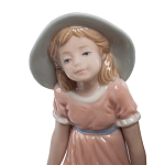 Статуэтка фарфоровая Девушка и маленькая девочка с цветами Charming Statuette варинант исполнения - 2 | Loft Concept в Красноярске