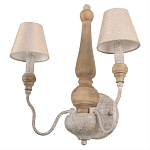 Бра с двумя конусовидными тканевыми абажурами Neighborhood варинант исполнения - 3 | Loft Concept в Красноярске