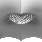 Подвесной светильник с белым фигурным абажуром и мягкими волнистыми краями Cloud Motion  варинант исполнения - 13 | Loft Concept в Красноярске