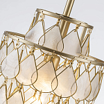 Подвесной светильник с декором из натуральной морской ракушки Iridescent Light варинант исполнения - 5 | Loft Concept в Красноярске