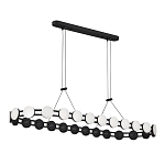 Люстра овальная с круглыми светодиодными источниками света Maxine Light варинант исполнения - 9 | Loft Concept в Красноярске