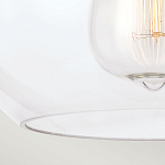 Потолочный светильник с шарообразным плафоном из прозрачного стекла Feiss варинант исполнения - 4 | Loft Concept в Красноярске