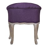 Кресло низкое в стиле прованс Louis French Armchair purple flax варинант исполнения - 3 | Loft Concept в Красноярске