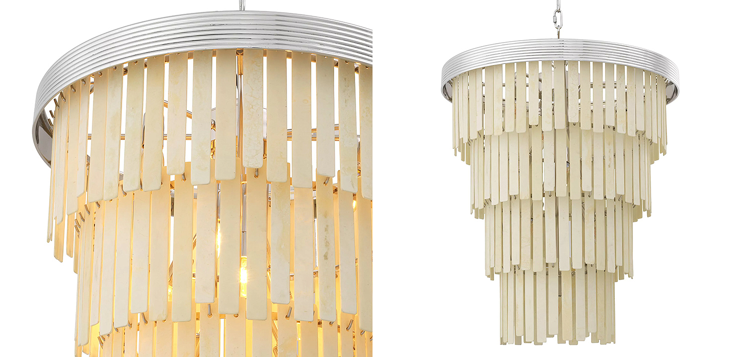 Люстра Eichholtz Chandelier Arizona L Nickel Люстра Eichholtz Chandelier Arizona L Nickel - Loft-Concept в Красноярске