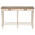 Деревянная консоль с двумя ящиками Margery Provence Console Table варинант исполнения - 1 | Loft Concept в Красноярске