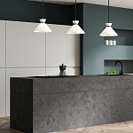 Подвесной светильник с белым стеклянным конусным плафоном Alora Mood варинант исполнения - 7 | Loft Concept в Красноярске