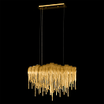 Люстра подвесная с металлическими цепочками и изогнутыми металлическими дугами 72 см Atlantis Chain варинант исполнения - 13 | Loft Concept в Красноярске