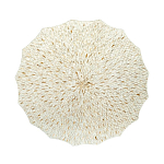 Стол кофейный с отделкой раковинами устриц Coastal Charm варинант исполнения - 3 | Loft Concept в Красноярске