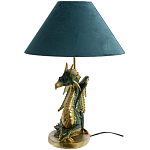 Настольная лампа с абажуром Дракон Green Dragon Синий абажур варинант исполнения - 5 | Loft Concept в Красноярске
