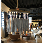 Люстра квадратная плетеная с бахромой Wicker Square Chandelier with Tassels варинант исполнения - 4 | Loft Concept в Красноярске