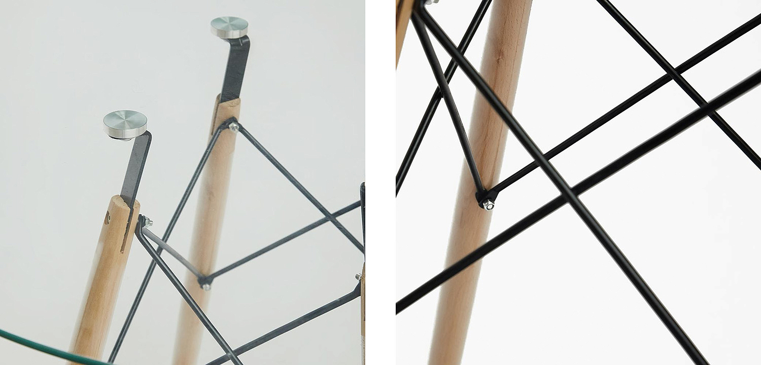 Стол DSW glass table - Loft-Concept в Красноярске