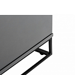 ТВ-тумба цвета графит с  2-мя дверцами и ящиком Strict Lines варинант исполнения - 5 | Loft Concept в Красноярске