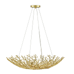 Люстра в форме золотой чаши из кораллов Coral Decor варинант исполнения - 2 | Loft Concept в Красноярске