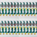 Плитка дизайнерская Фруктовый лес варинант исполнения - 1 | Loft Concept в Красноярске