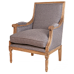 Кресло William Classical Armchair grey flax варинант исполнения - 3 | Loft Concept в Красноярске