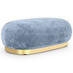 Длинный овальный пуф Ambrose Soft Oval Pouf варинант исполнения - 6 | Loft Concept в Красноярске